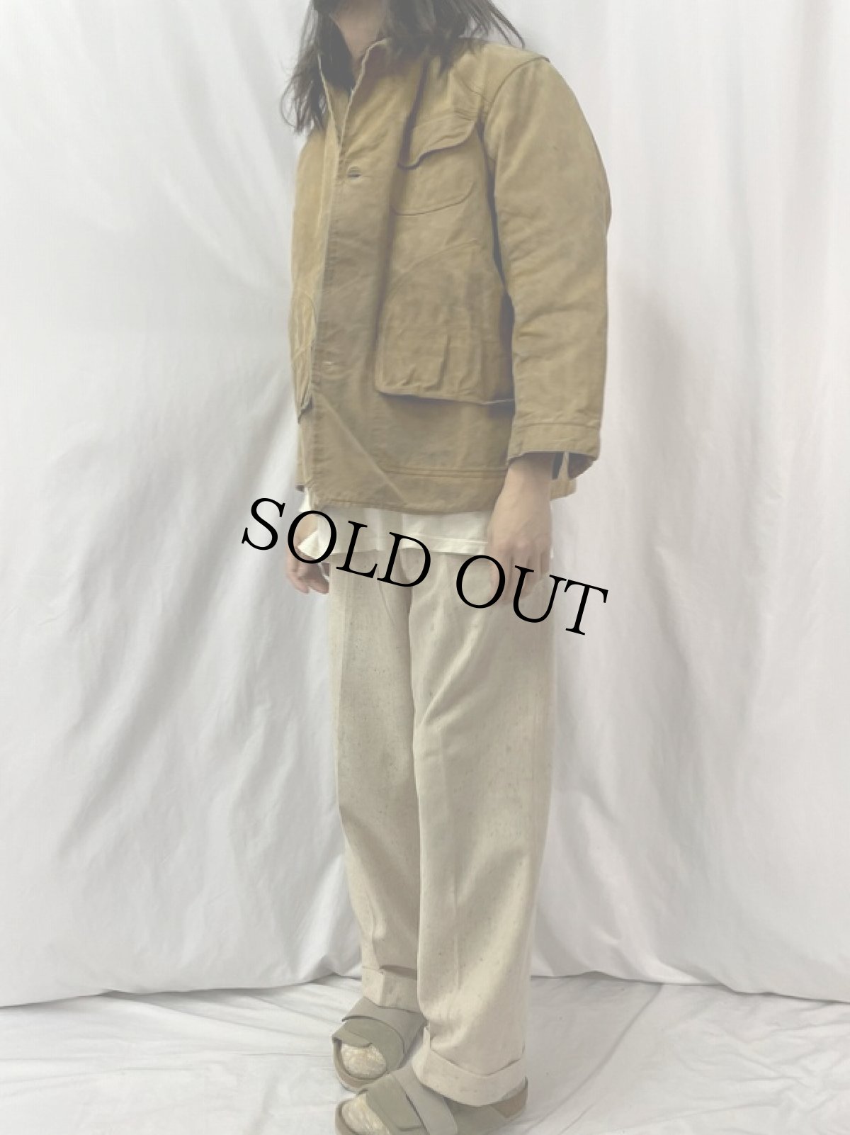 画像3: 30's Drybak コットンダックハンティングジャケット (3)