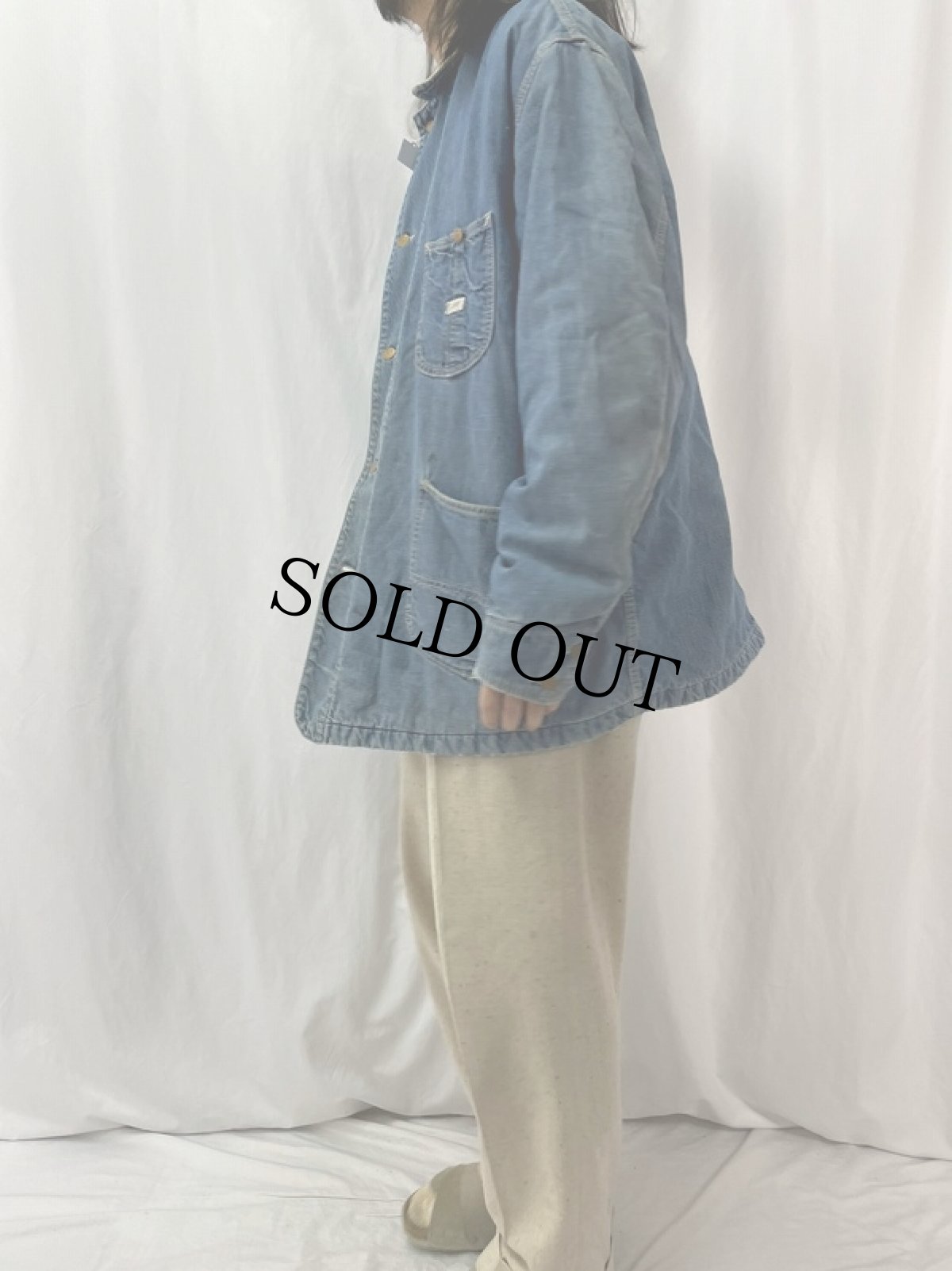 画像3: 60's Lee 81-LJ ブランケットライナーデニムカバーオール 48 LONG (3)