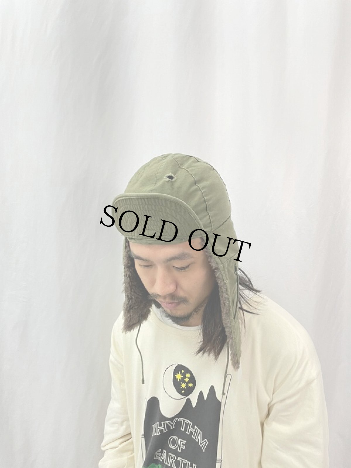 画像3: 50's U.S.ARMY M-51 MQ-1 フィールドパイルキャップ 7 1/4 (3)