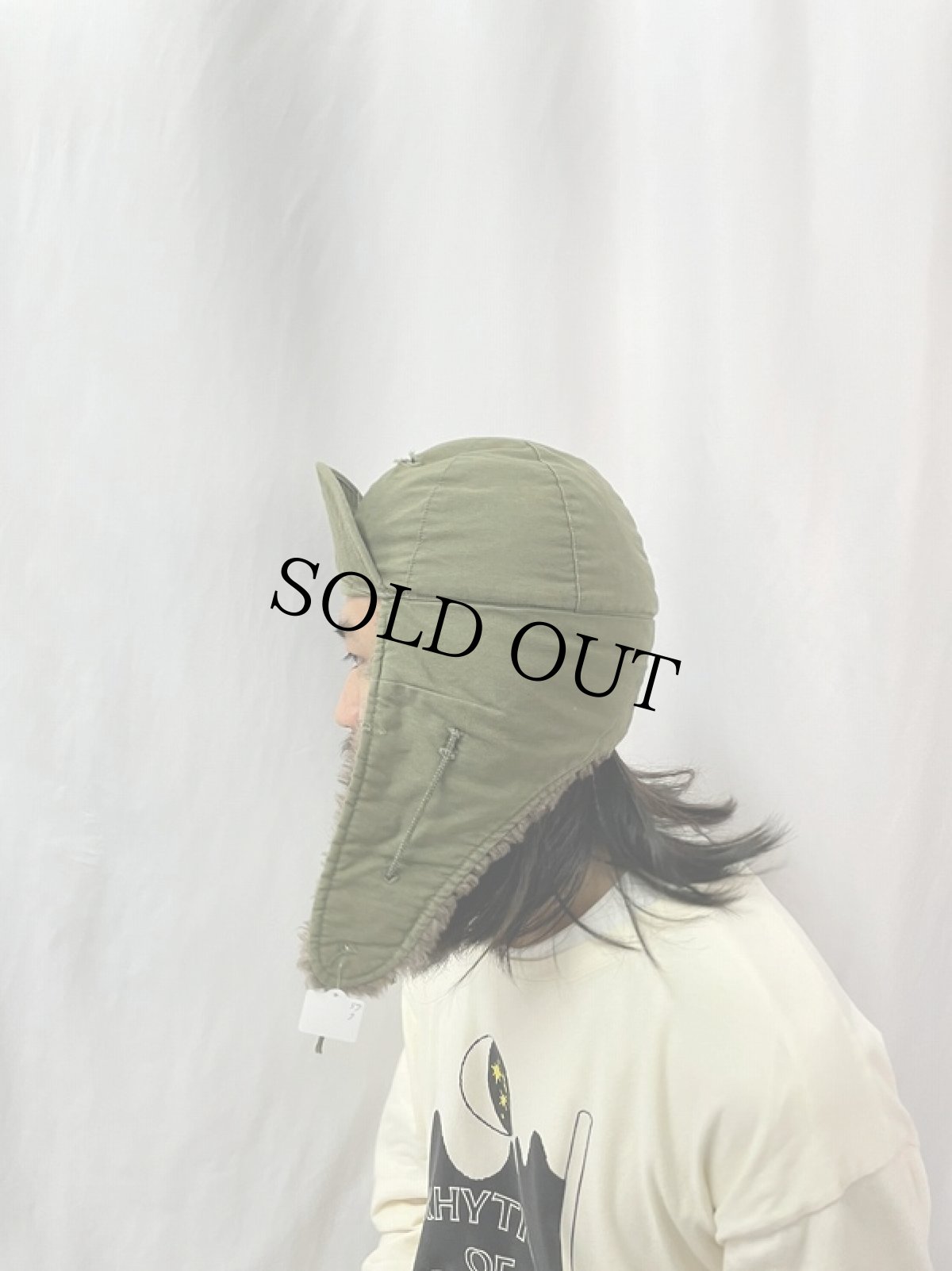 画像4: 50's U.S.ARMY M-51 MQ-1 フィールドパイルキャップ 7 1/4 (4)