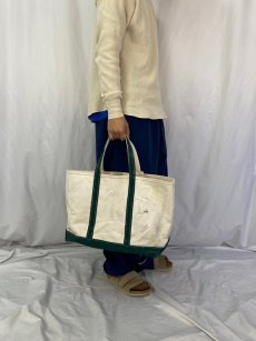 画像2: L.L.Bean "BOAT AND TOTE" USA製 キャンバストートバッグ  (2)