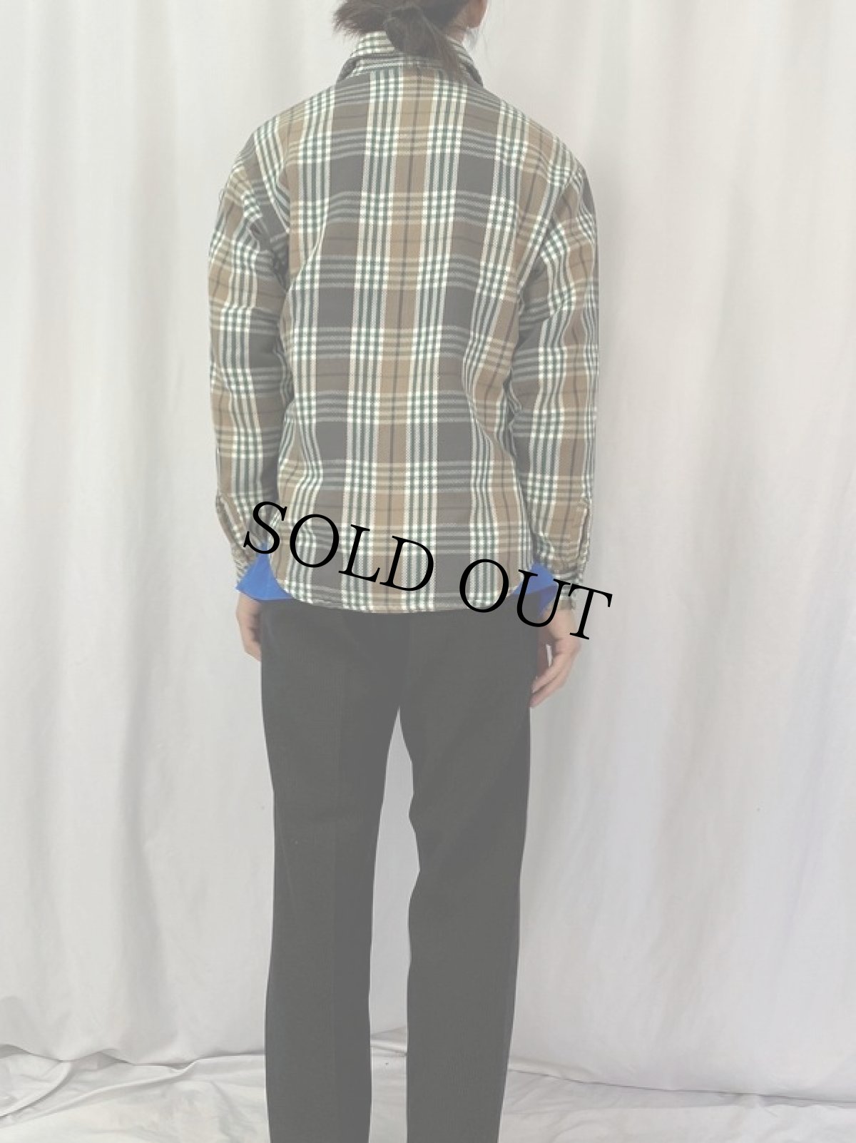 画像4: 80's BIGMAC チェック柄 ヘビーネルシャツ M (4)