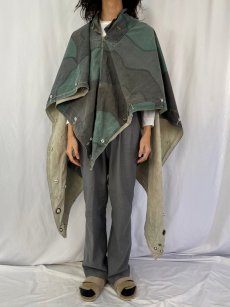 画像2: 【SALE】 VINTAGE スウェーデン軍 ツェルト地スナイパーケープ (2)