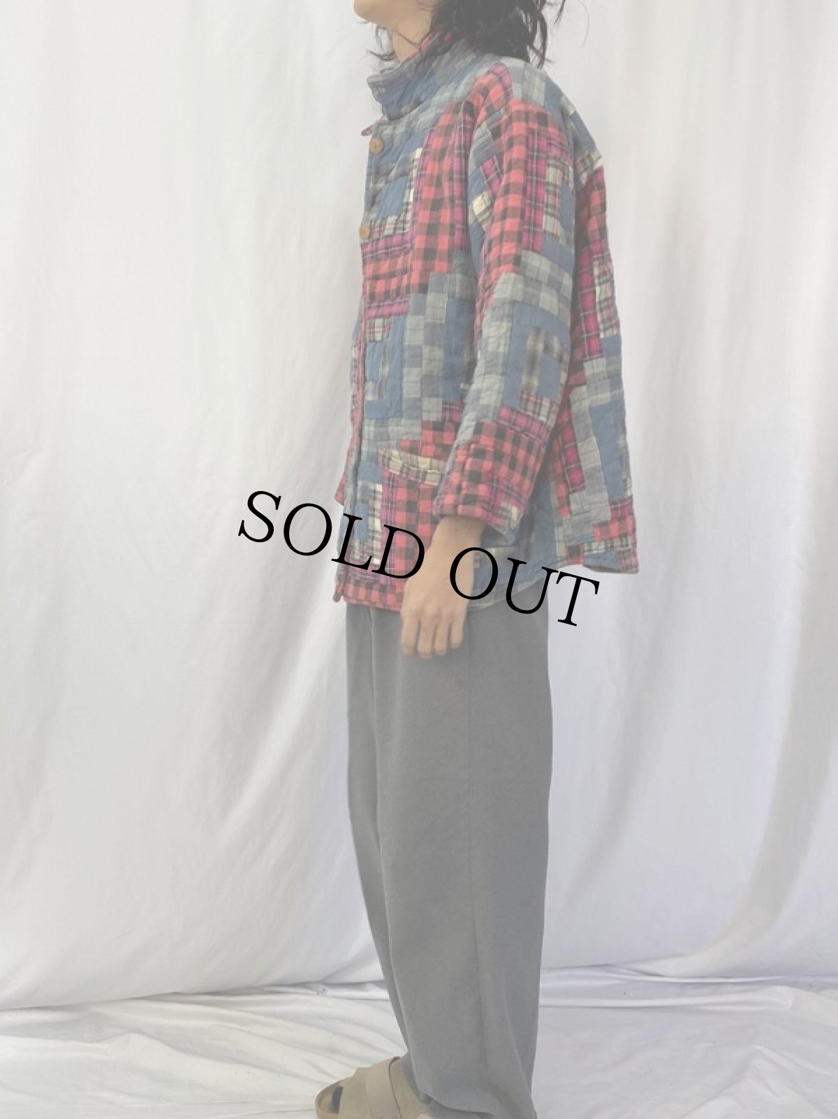 画像4: Patch Magic パッチワーク キルティング ジャケット (4)