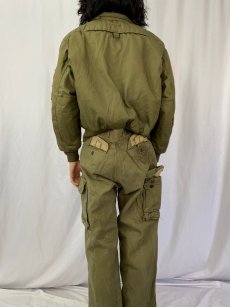 画像4: 80's U.S.ARMY CVC タンカースジャケット ノーメックス LARGE-SHORT (4)