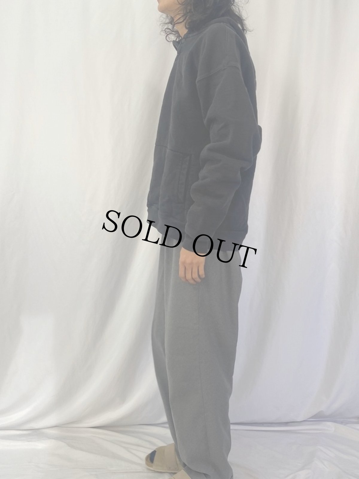 画像3: Arborwear ヘビースウェットフーディ L BLACK (3)