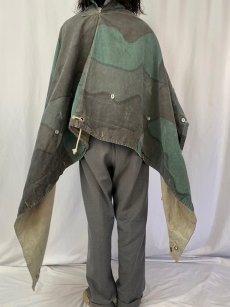 画像4: 【SALE】 VINTAGE スウェーデン軍 ツェルト地スナイパーケープ (4)