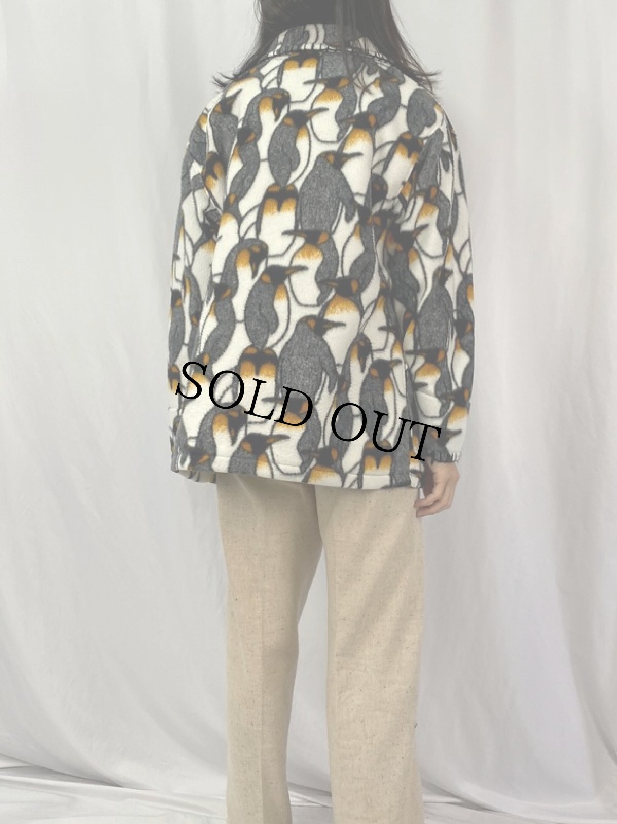 画像4: By Delane ペンギン柄 ブランケットジャケット  (4)