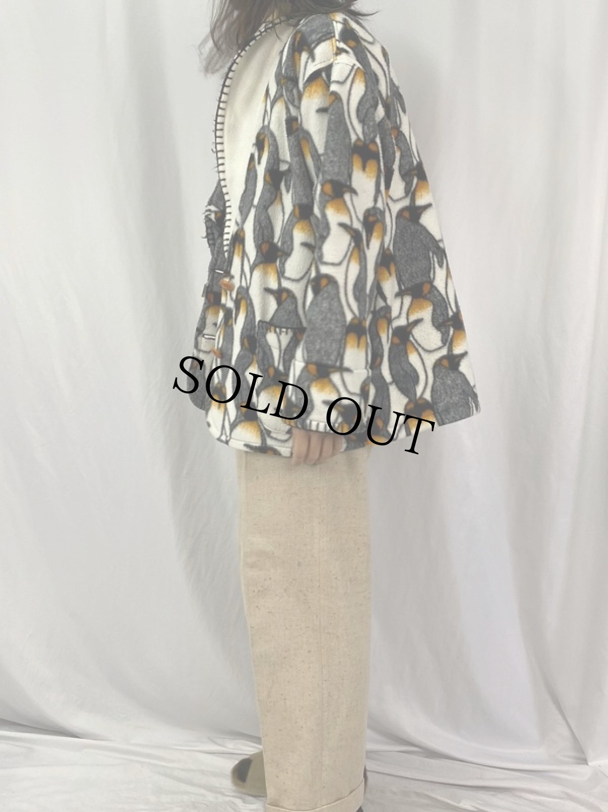 画像3: By Delane ペンギン柄 ブランケットジャケット  (3)