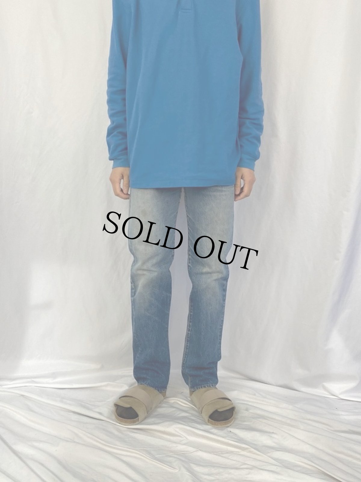 画像2: 80's Levi's 501 黒カン デニムパンツ W30 (2)