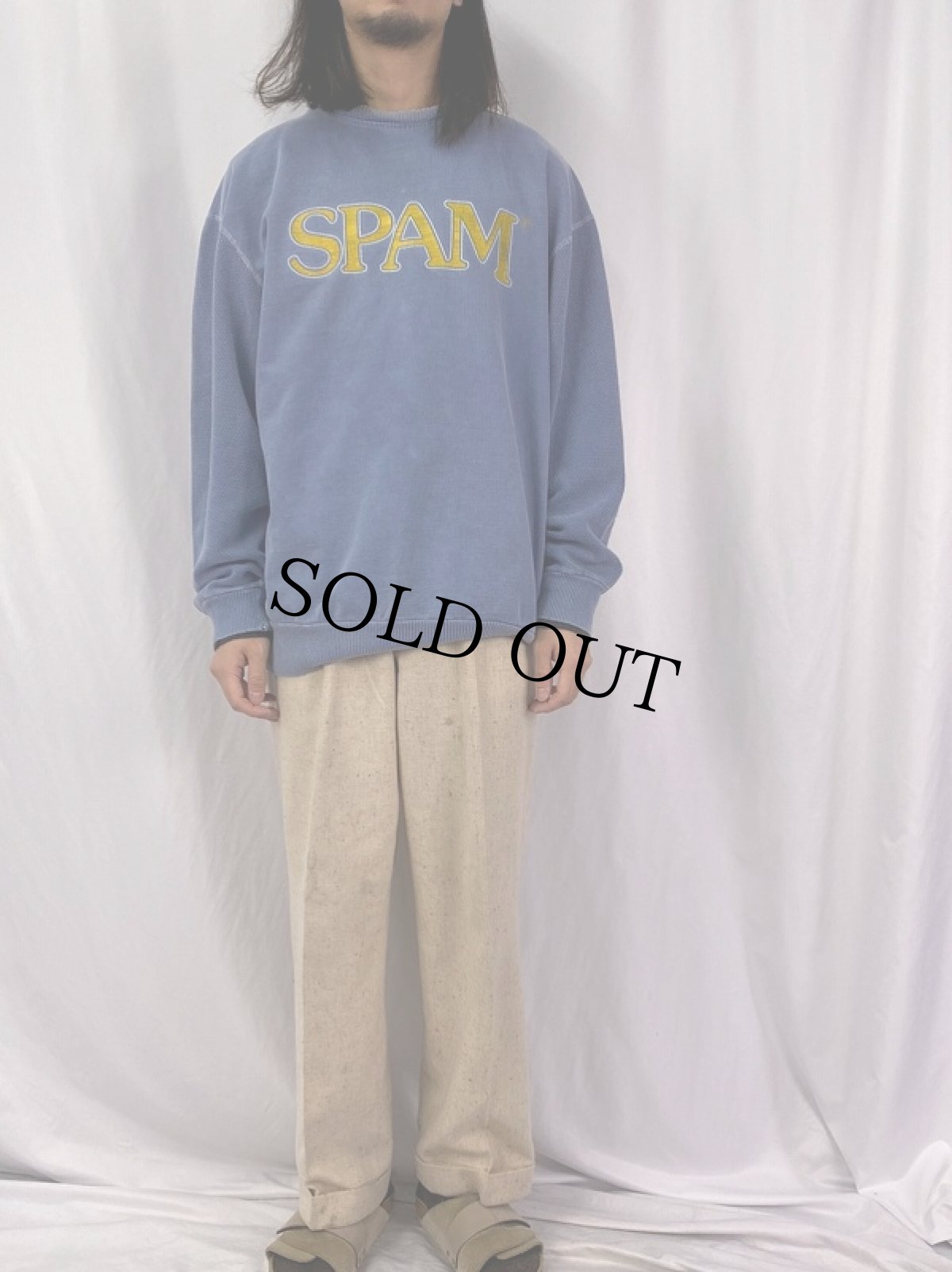 画像2: SPAM 企業ロゴプリントスウェット  (2)