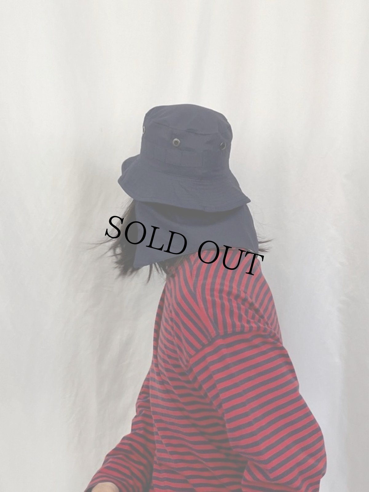 画像4: 90's BRITISH ARMY トロピカルハット NAVY (4)