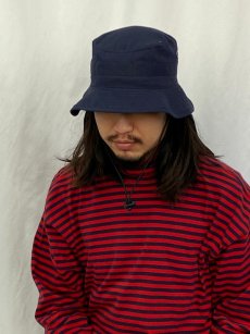 画像2: 90's BRITISH ARMY トロピカルハット NAVY (2)