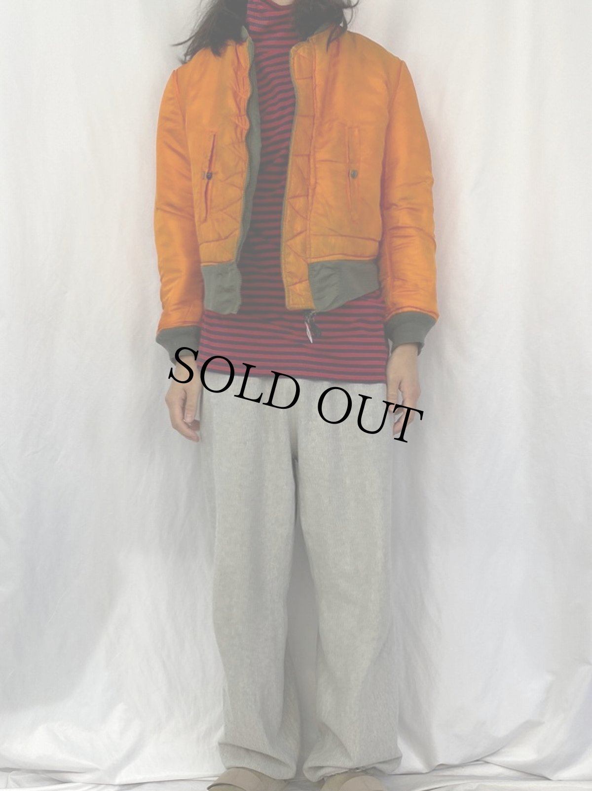 画像5: 60's U.S.AIR FORCE MA-1 D-TYPE フライトジャケット SMALL (5)