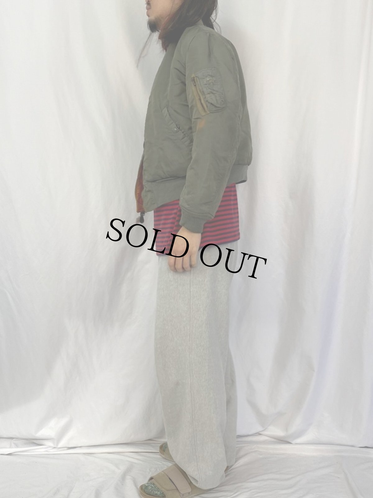 画像3: 60's U.S.AIR FORCE MA-1 D-TYPE フライトジャケット SMALL (3)