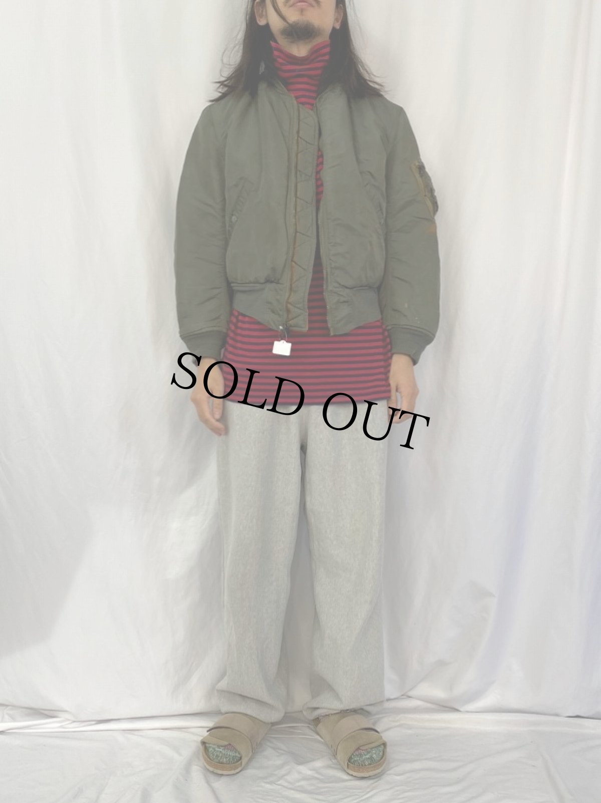 画像2: 60's U.S.AIR FORCE MA-1 D-TYPE フライトジャケット SMALL (2)