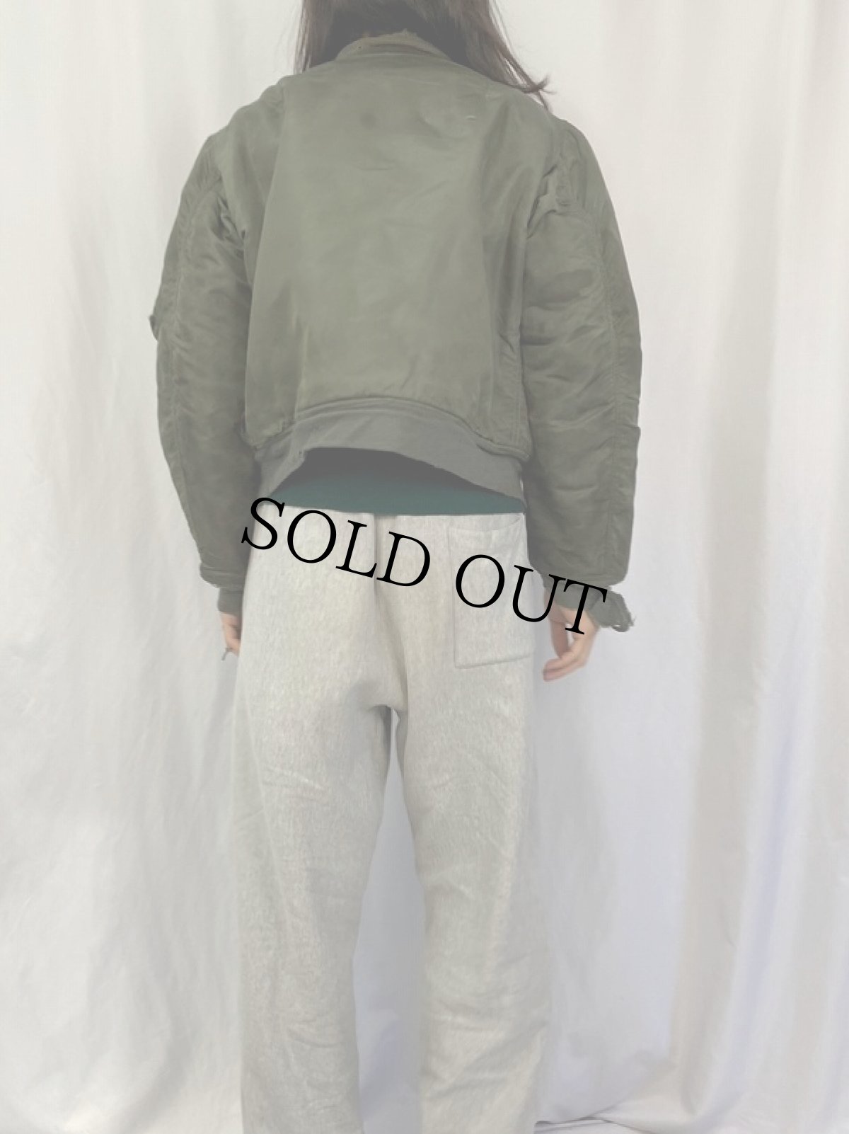 画像5: 70's U.S.AIR FORCE MA-1 E-TYPE フライトジャケット LARGE (5)