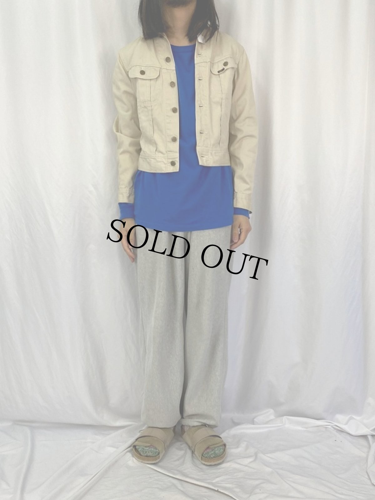 画像2: 60's Lee WESTERNER 100-J コットンサテンジャケット 36R (2)