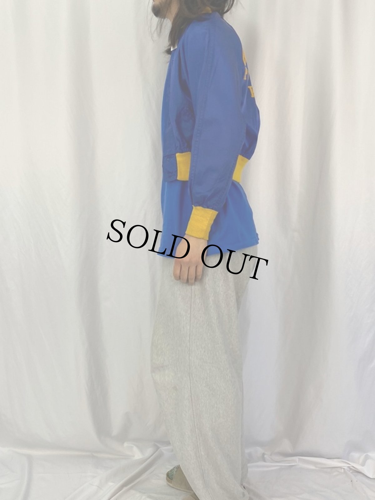 画像5: 40's HAMILTON POULTRY FARM サテン ボタンスタジャン (5)