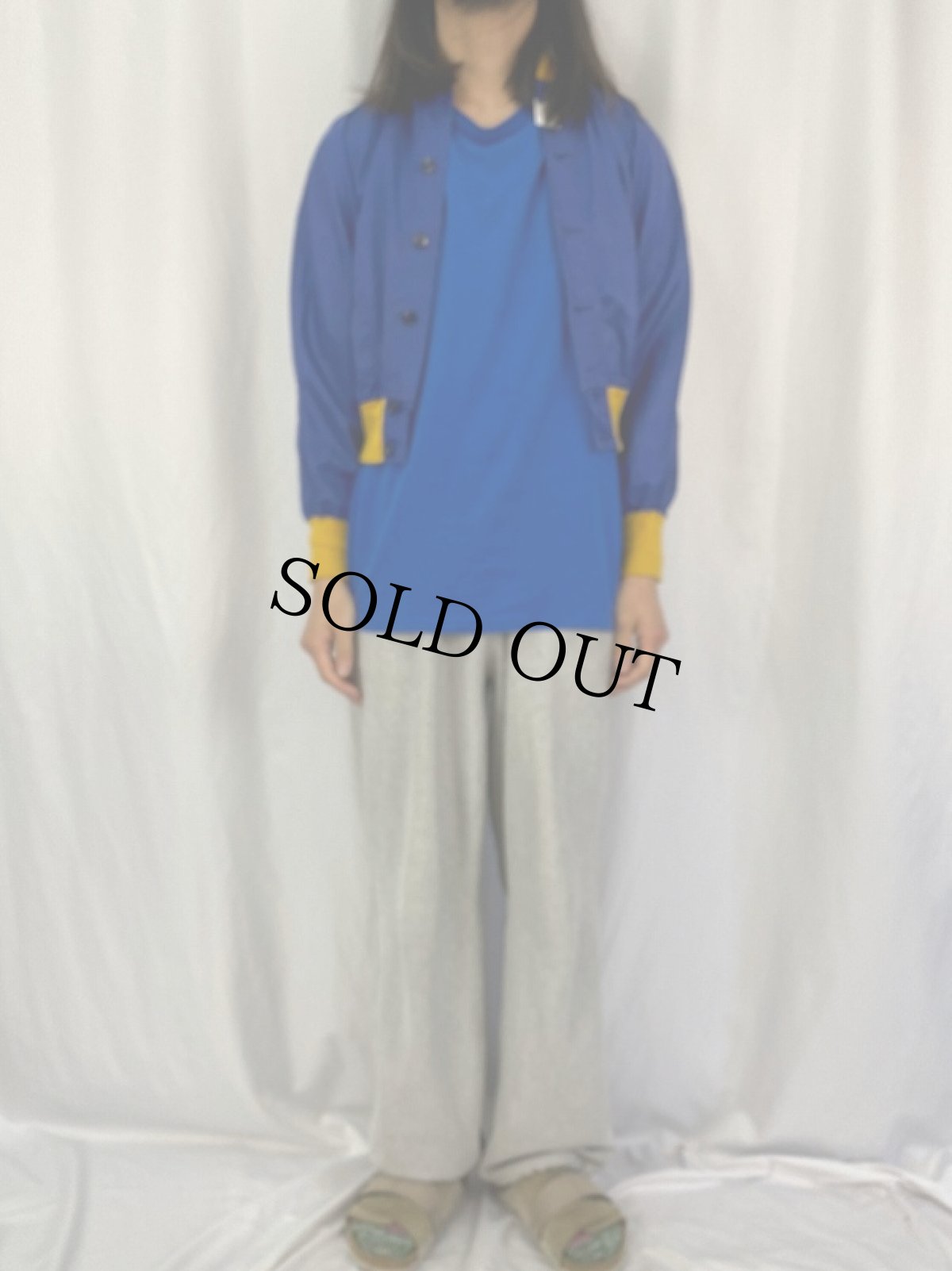 画像4: 40's HAMILTON POULTRY FARM サテン ボタンスタジャン (4)