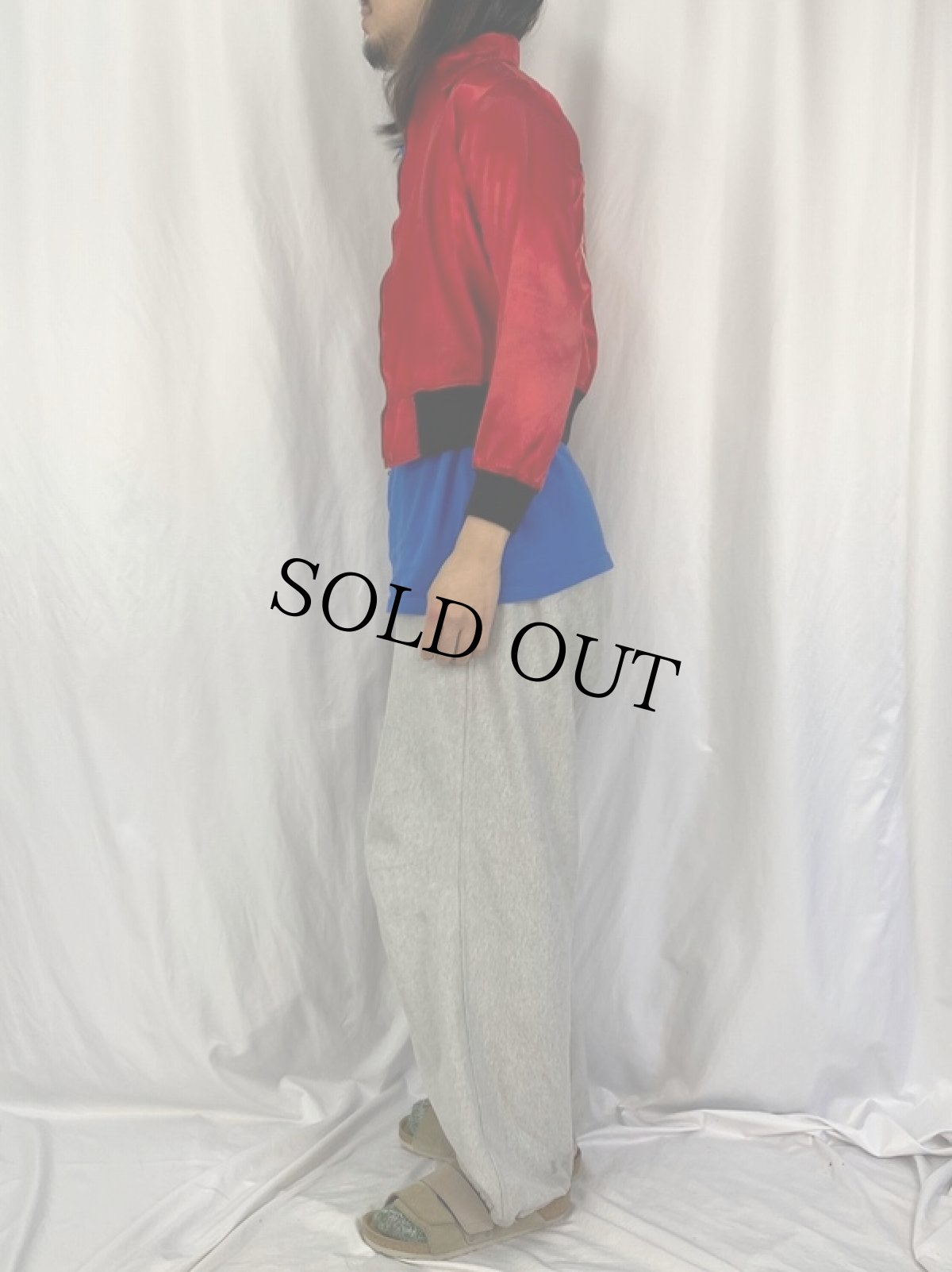 画像5: 40's ALIQUIPPA パッチ付き サテンジャケット (5)