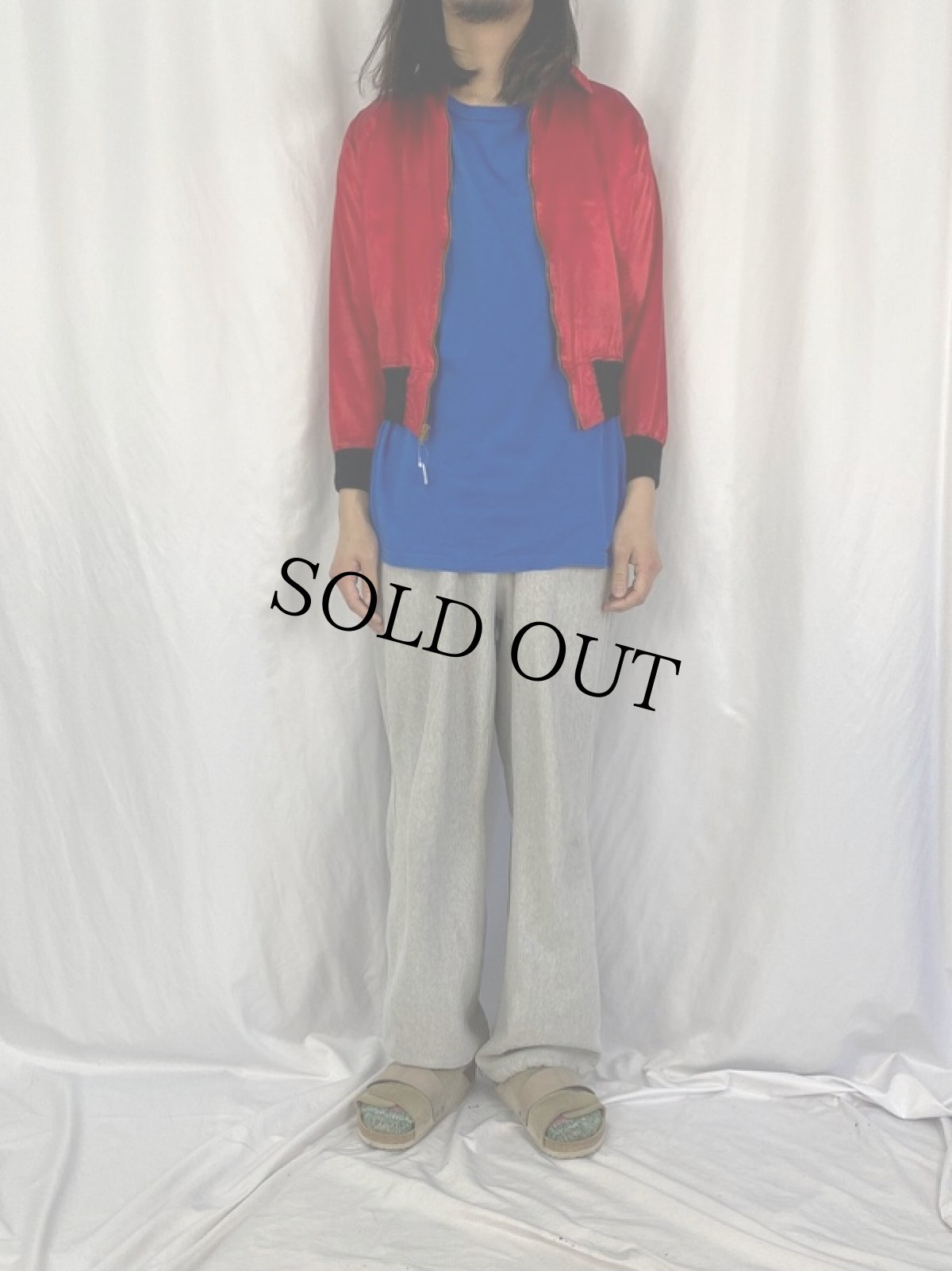 画像4: 40's ALIQUIPPA パッチ付き サテンジャケット (4)