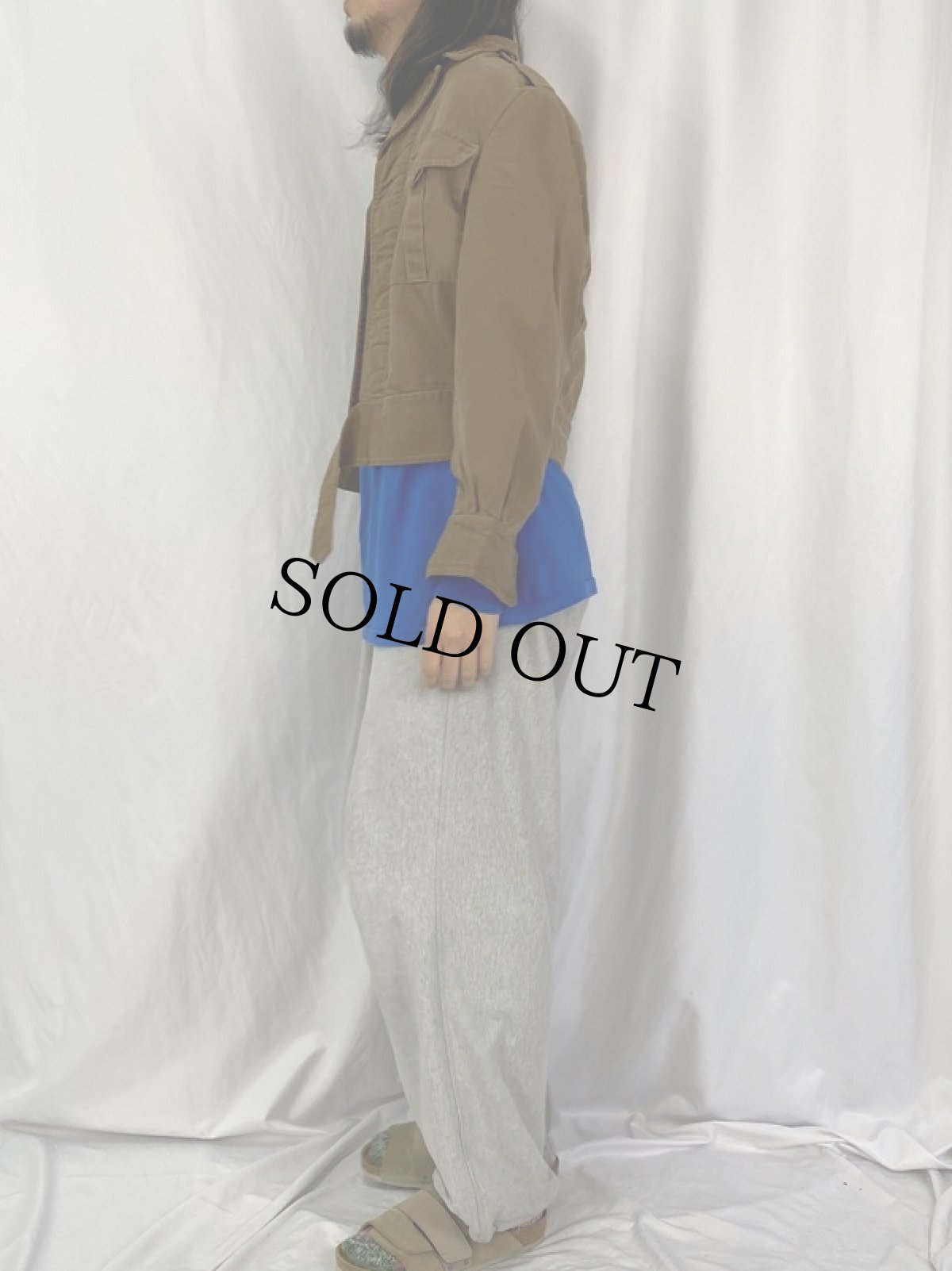 画像3: 50's ROYAL CANADIAN MOUNTAIN POLICE コットンツイル バトルドレスジャケット  (3)