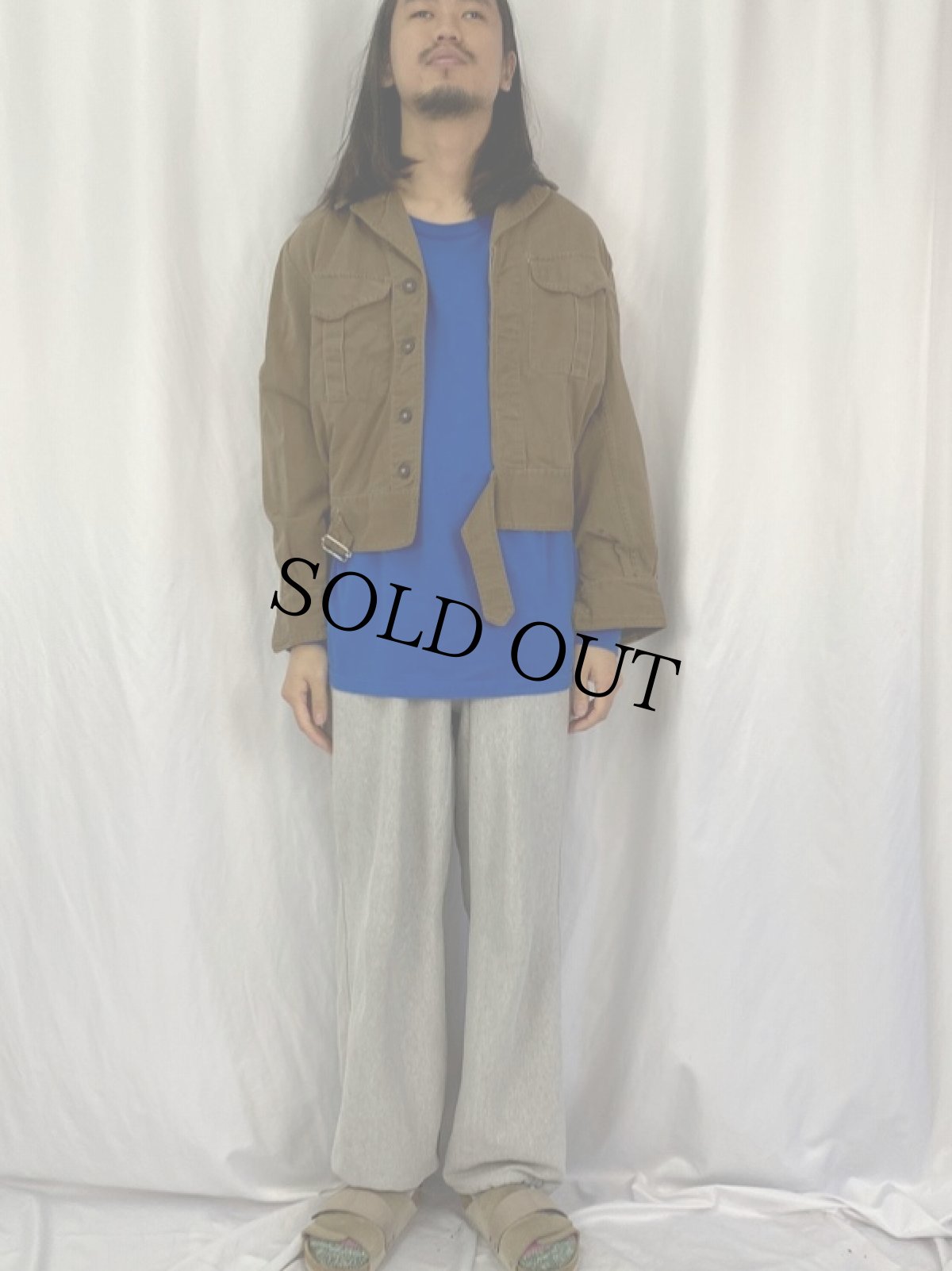 画像2: 50's ROYAL CANADIAN MOUNTAIN POLICE コットンツイル バトルドレスジャケット  (2)