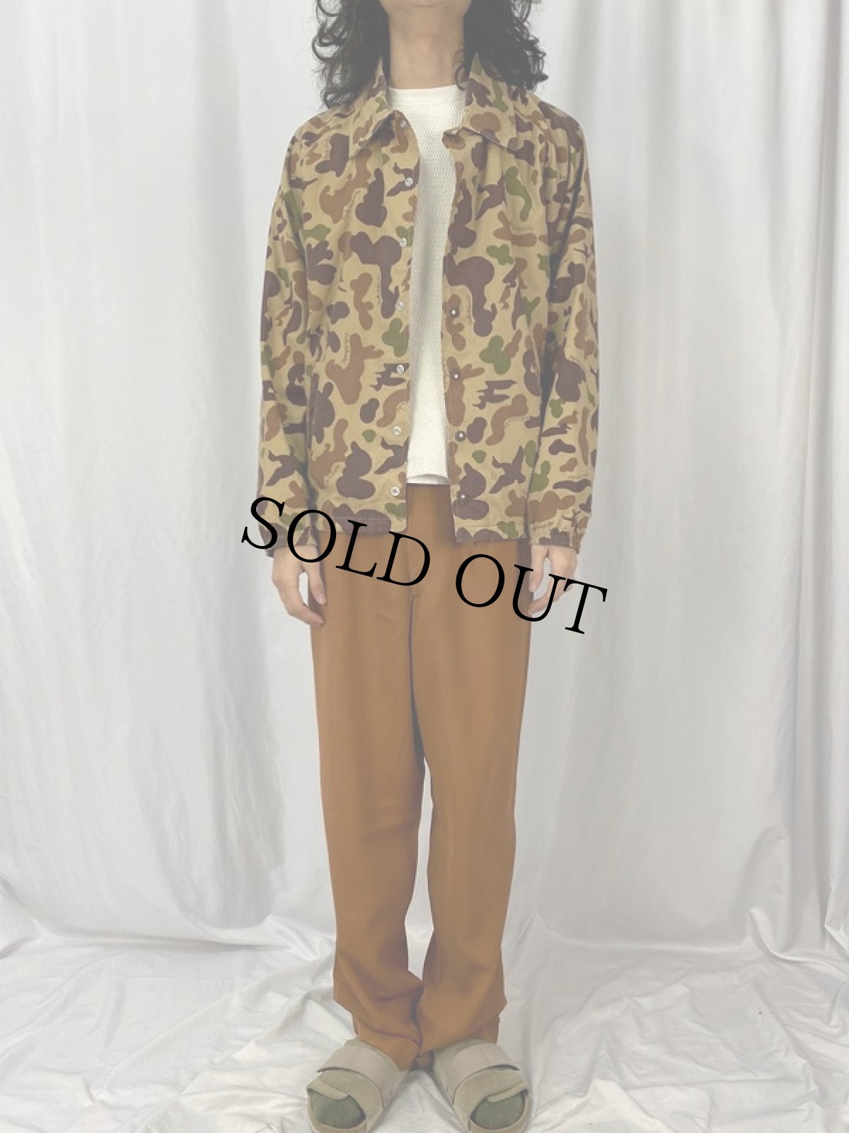 画像2: 80's bob allen ダックハンターカモ柄 ジャケット L (2)