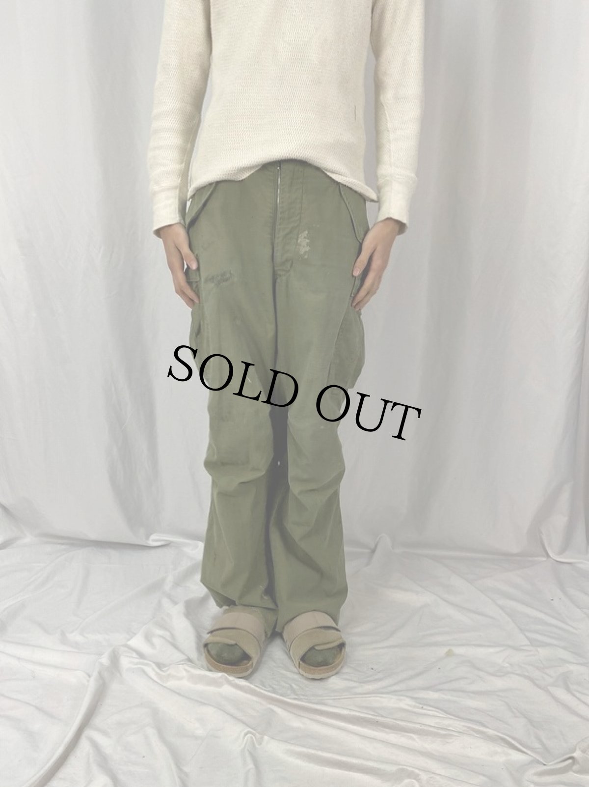 画像2: 70's U.S.MILITARY M-65 フィールドパンツ (2)