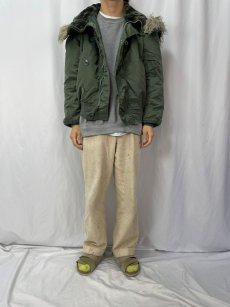 画像2: 民間品 ALPHA INDUSTRIES,INC. N-2B フライトジャケット MEDIUM (2)