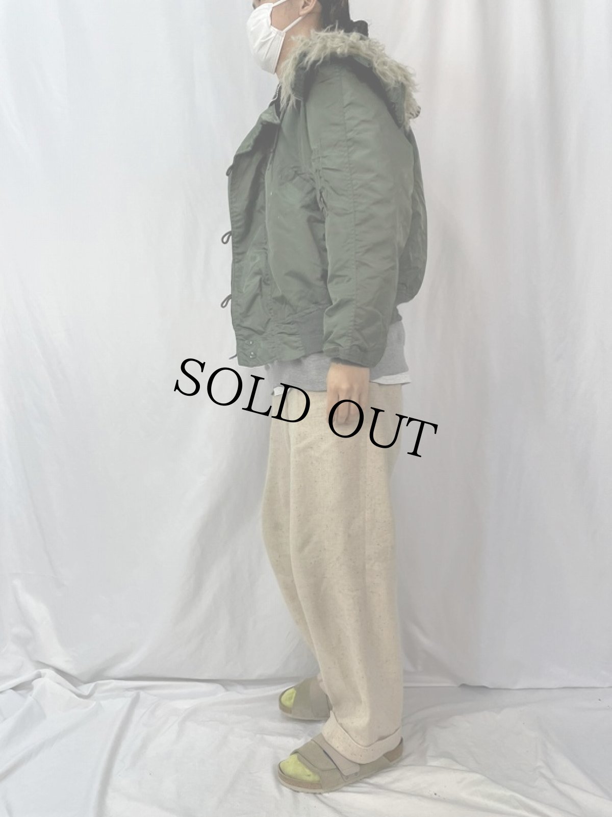 画像3: 民間品 ALPHA INDUSTRIES,INC. N-2B フライトジャケット MEDIUM (3)