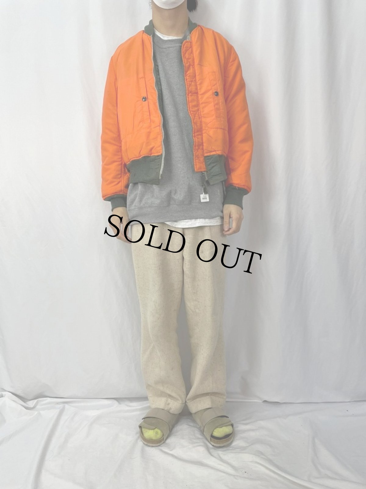 画像5: 民生品 CORINTH MFG CO. MA-1 フライトジャケット SMALL (5)