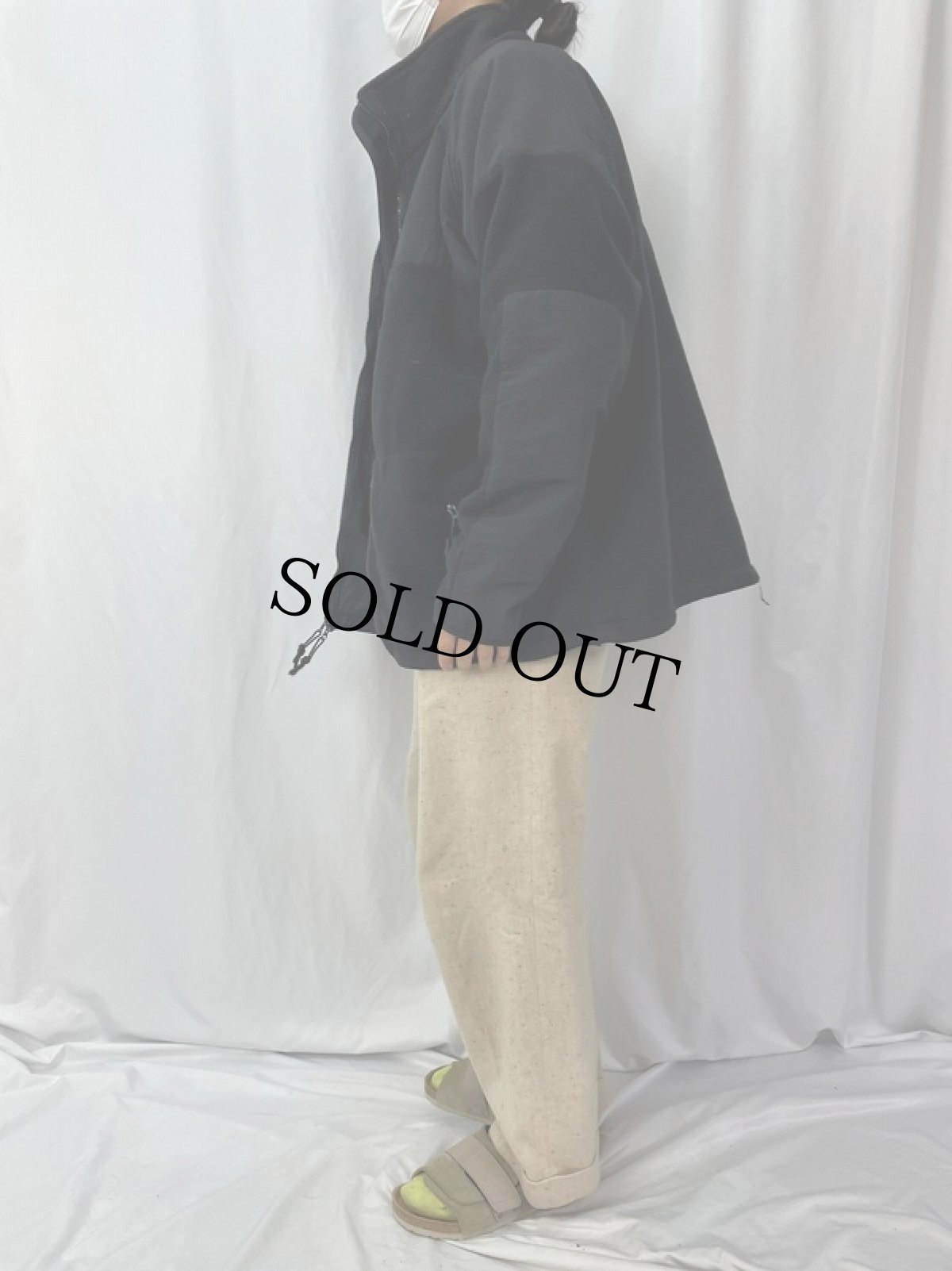 画像3: U.S.MILITARY ECWCS GEN2 "POLAETEC" フリースジャケット X-LARGE BALCK (3)