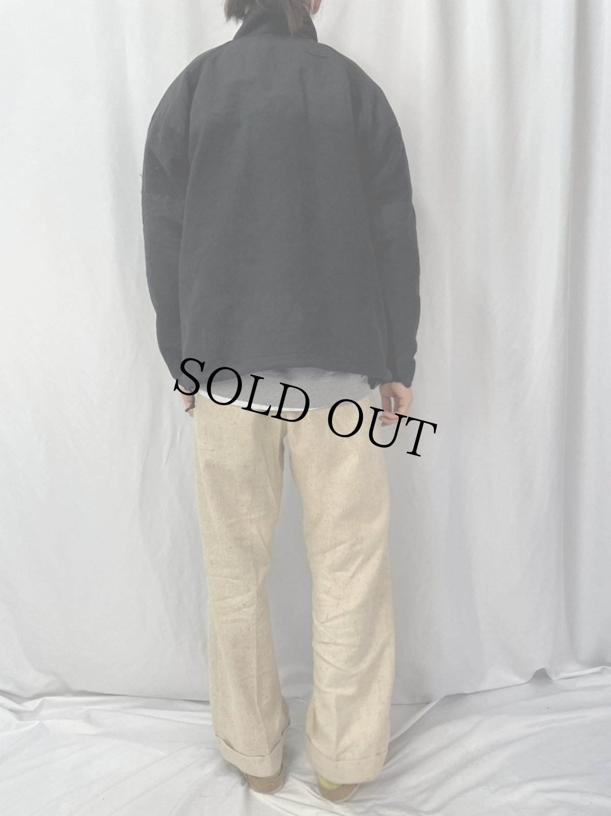 画像4: U.S.MILITARY ECWCS GEN2 "POLAETEC" フリースジャケット LARGE BALCK (4)