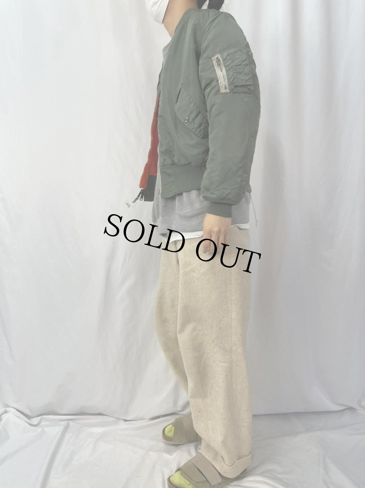 画像3: 民生品 CORINTH MFG CO. MA-1 フライトジャケット SMALL (3)