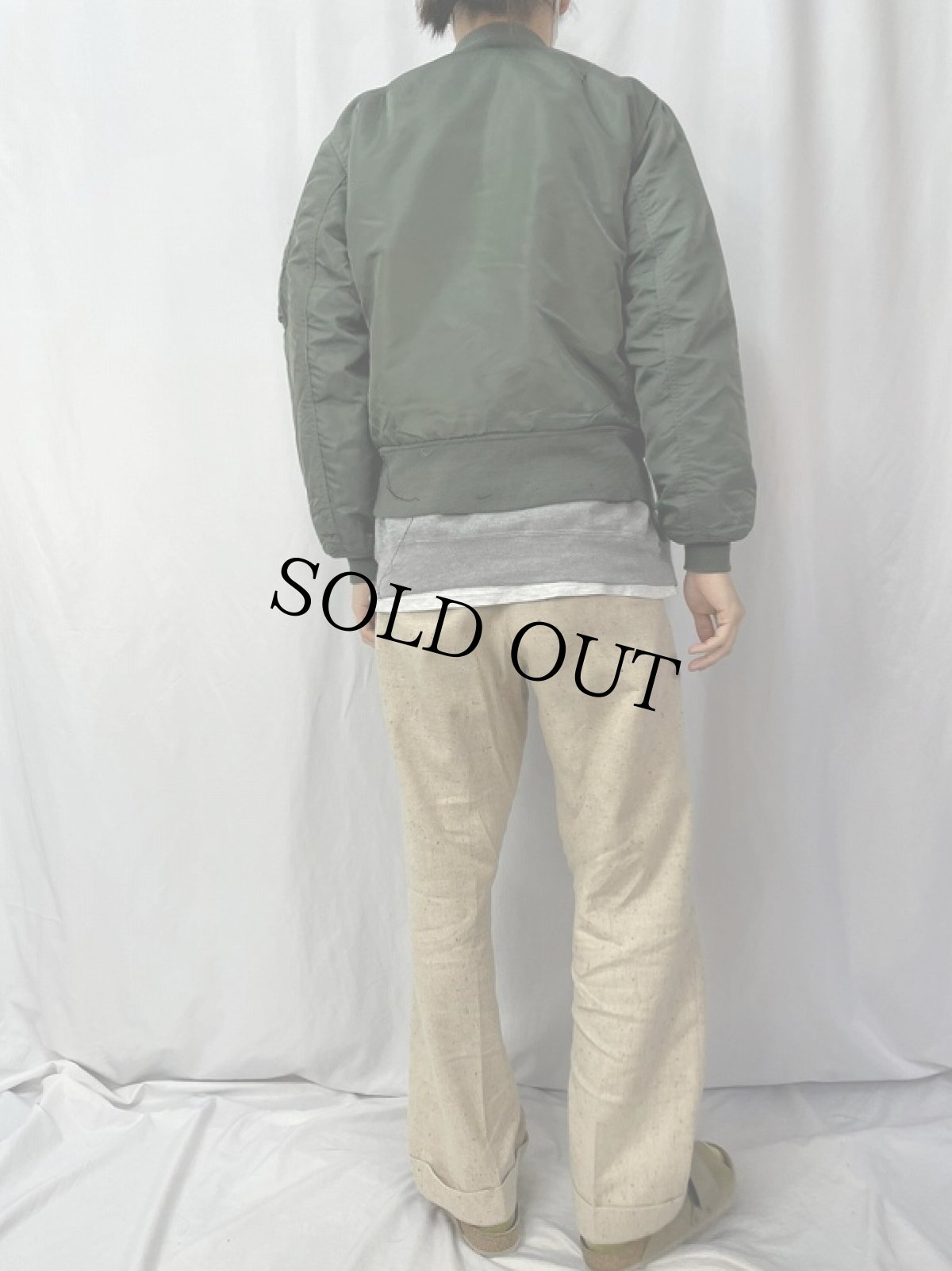 画像4: 民生品 CORINTH MFG CO. MA-1 フライトジャケット SMALL (4)