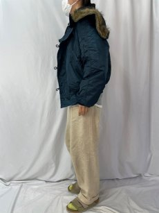 画像3: 民間品 ALPHA INDUSTRIES,INC. N-2B USA製 フライトジャケット XL NAVY (3)