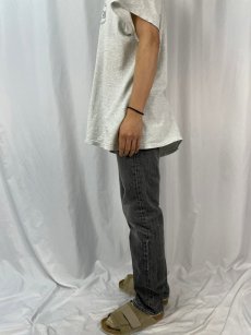 画像3: 90's Levi's 501 FRANCE製 ブラックデニムパンツ W30 (3)