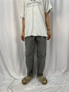 画像2: 90's Levi's 550 RELAXED FIT USA製 ブラックデニムパンツ W34 (2)