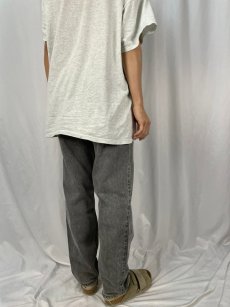 画像4: 90's Levi's 550 RELAXED FIT USA製 ブラックデニムパンツ W34 (4)