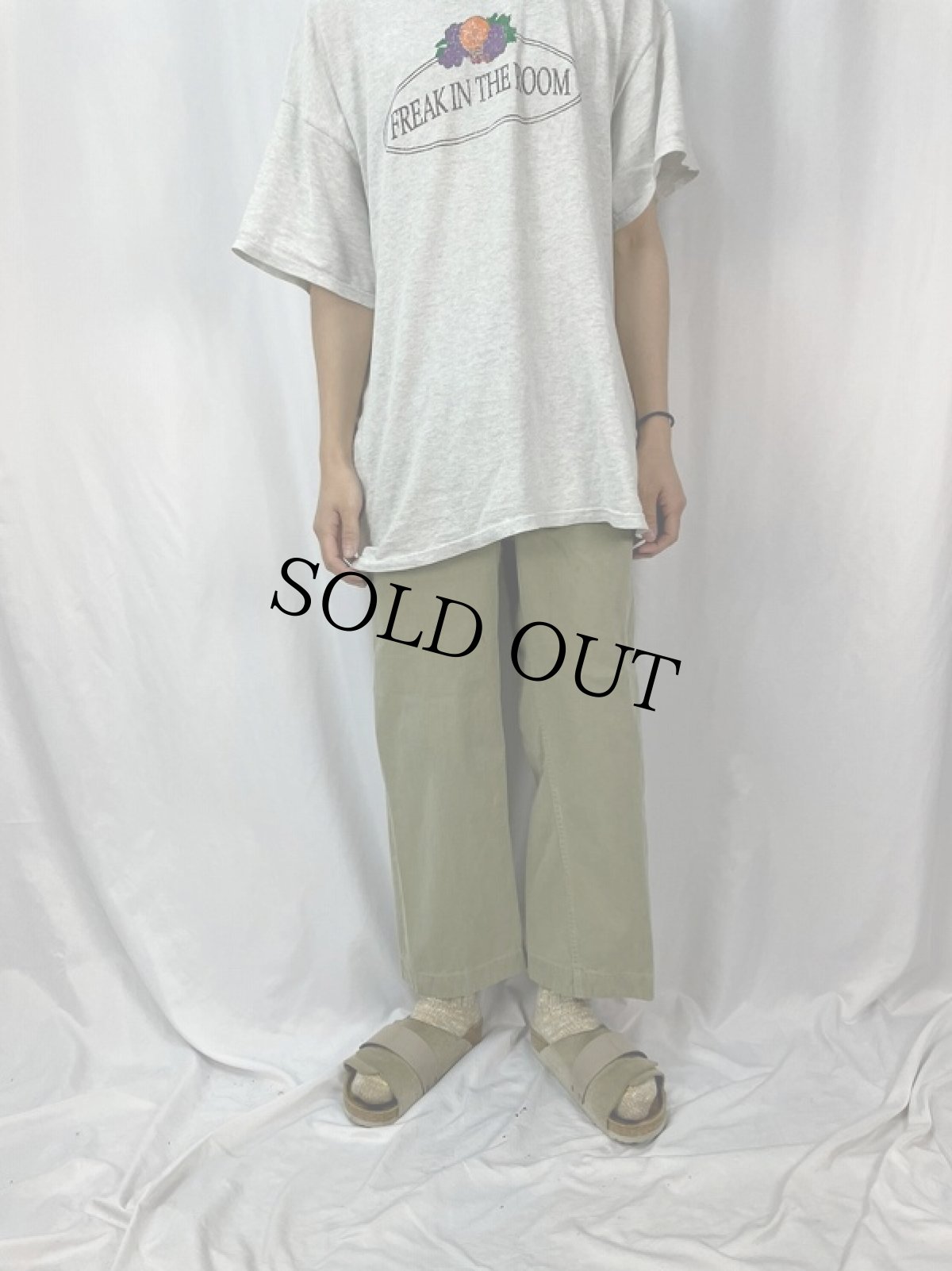 画像2: 40's Canadian Army ワークトラウザーズ W31 (2)