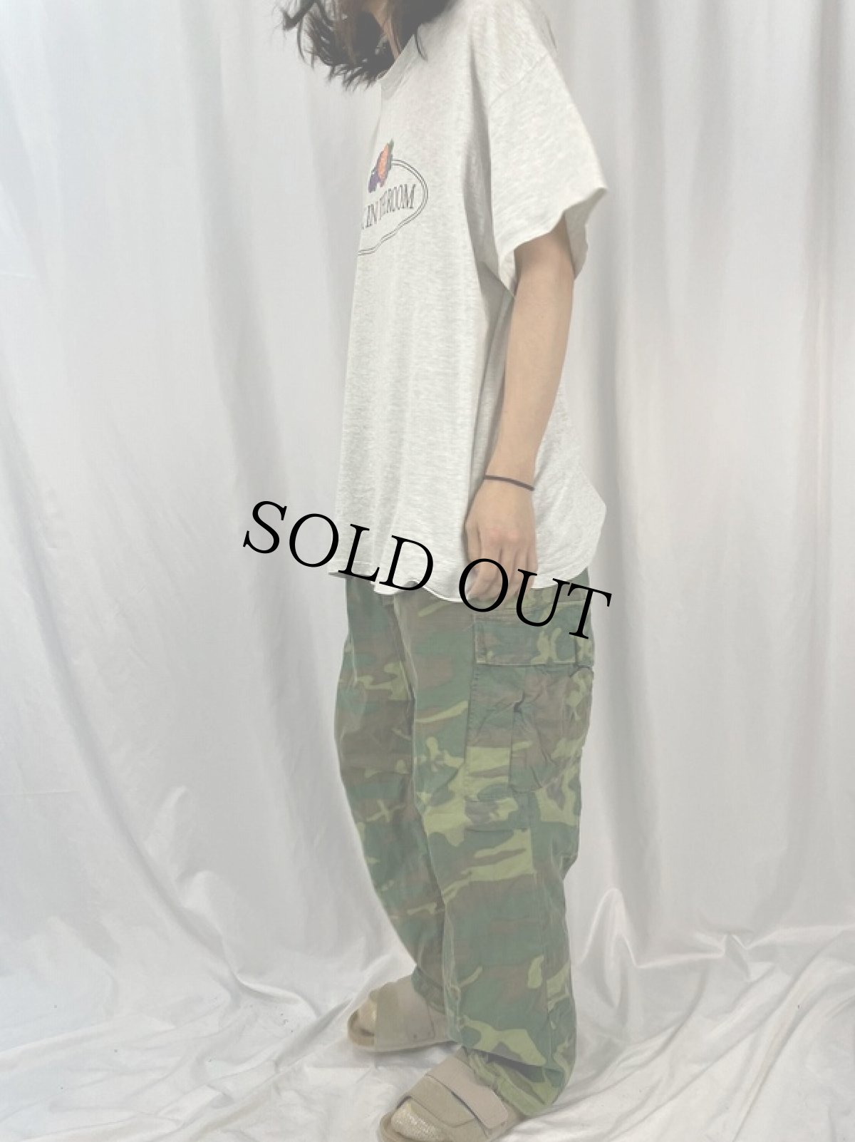 画像3: 60's U.S.ARMY ERDL迷彩 グリーンリーフ ジャングルファティーグパンツ 4th LARGE REGULAR (3)