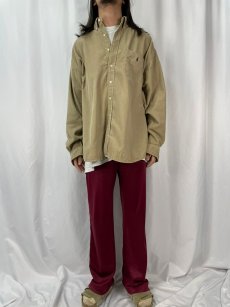 画像2: Ralph Lauren "BIG SHIRT"  ボタンダウンコーデュロインシャツ XXL (2)