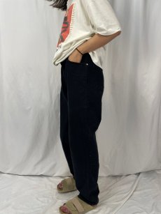 画像3: 90's Levi's SILVER TAB "Loose" USA製 ブラックデニムパンツ W34 (3)