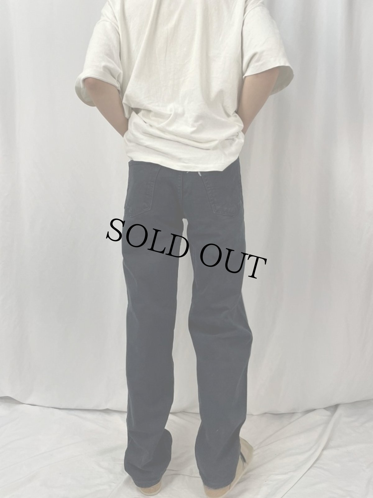 画像4: 90's Levi's SILVER TAB "Loose" USA製 ブラックデニムパンツ W34 (4)