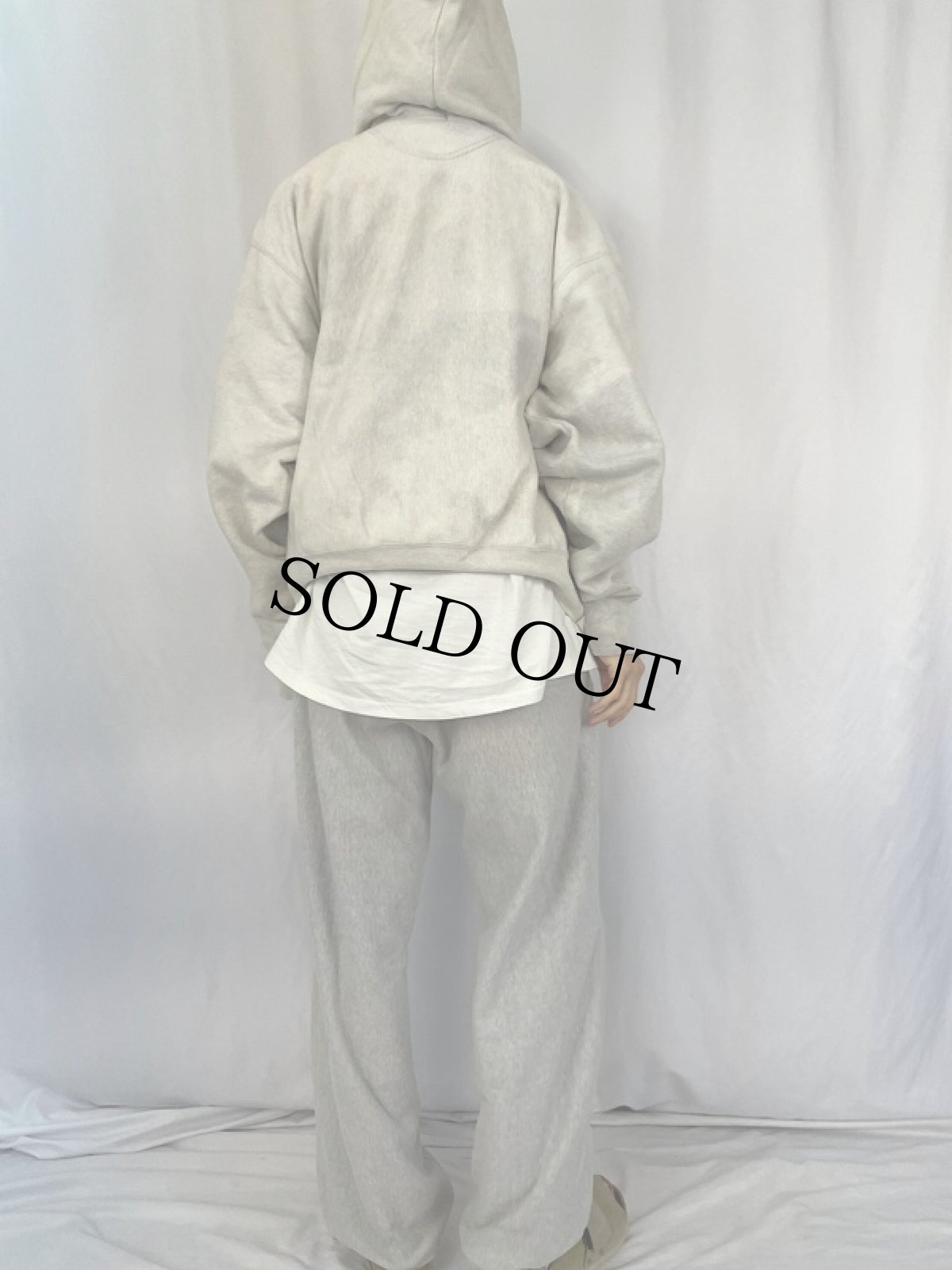 画像4: Champion PREMIUM REVERSE WEAVE "CASTLE" プリントスウェットフーディ  (4)