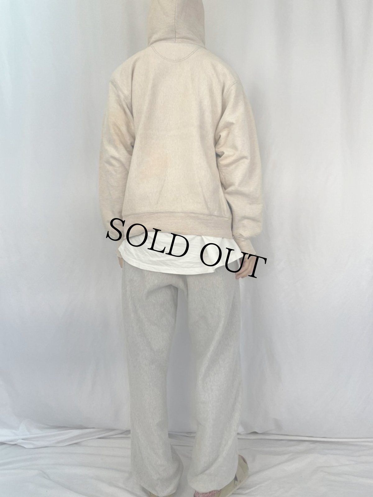 画像4: Champion PREMIUM REVERSE WEAVE "Lutheran" プリントスウェットフーディ M (4)