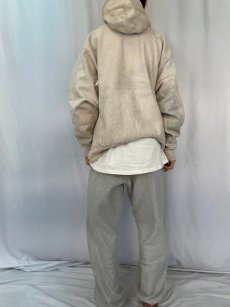 画像4: Champion PREMIUM REVERSE WEAVE ブリーチ加工 プリントスウェットフーディ XL (4)