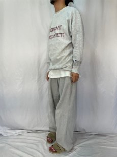 画像3: 90's Champion REVERSE WEAVE USA製 "UNIVERSITY OF MASSACHUSETTS" プリントスウェット XL (3)